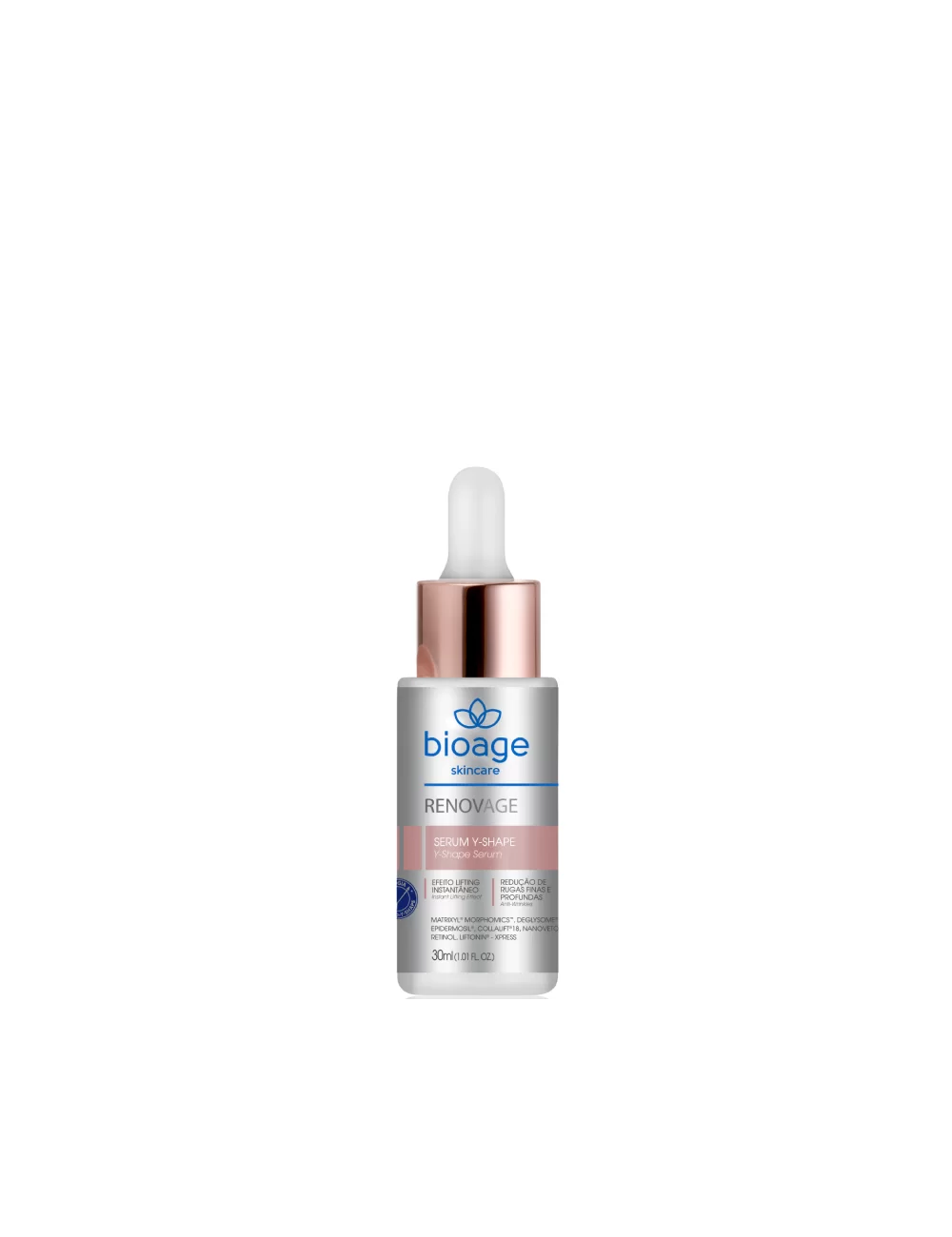 Renovage Serum Y-Shape Lift Imediato – 30ml Bio Age - CLICK MAKE -  INSPIRADO EM SUA BELEZA