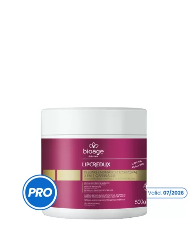 Lipo Redux Peeling Enzimático Corporal 3x1 Cafeína 24h
